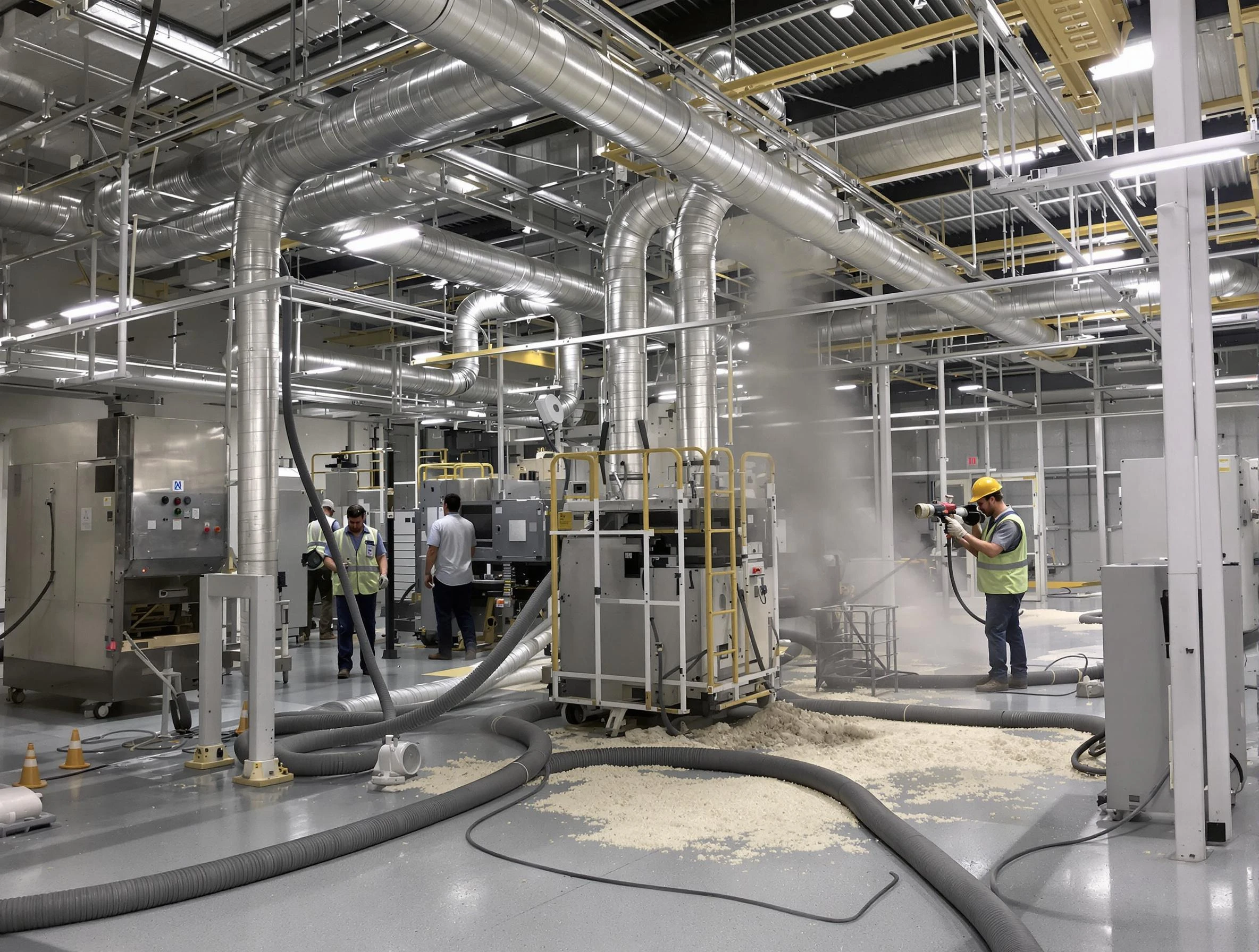 Heavy-duty industrial duct cleaning by Warrior Air Duct Cleaning in Warrior